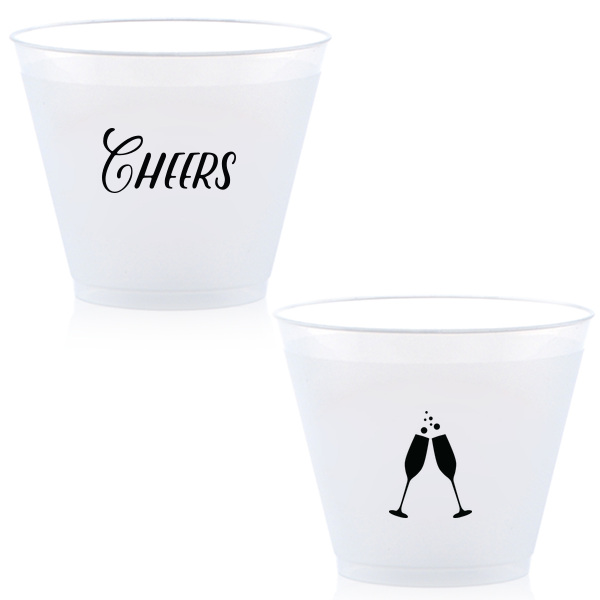 Cheers Anniversary 9 oz Cup, Black Foil 