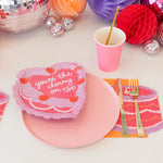 You're The Cherry On Top Die Cut Cake Large Napkins, Pack of 16