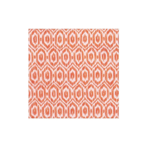 Amala Ikat Paper Cocktail Napkins in Orange - 20 Per Package 1